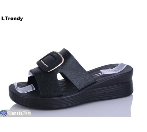 Шлепки жіночі на літо (8 пар р.36-41) чорний  "Trendy"