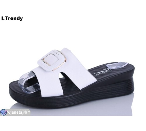 Шлепки жіночі на літо (8 пар р.36-41) білий  "Trendy"