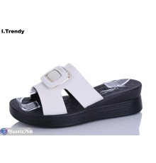 Шлепки жіночі на літо (8 пар р.36-41) бежевий  "Trendy"