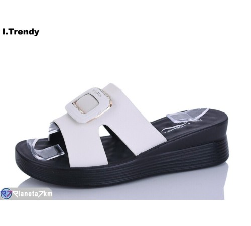 Шлепки жіночі на літо (8 пар р.36-41) бежевий  "Trendy"