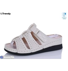 Шлепки жіночі на літо (8 пар р.37-42) бежевий  "Trendy"