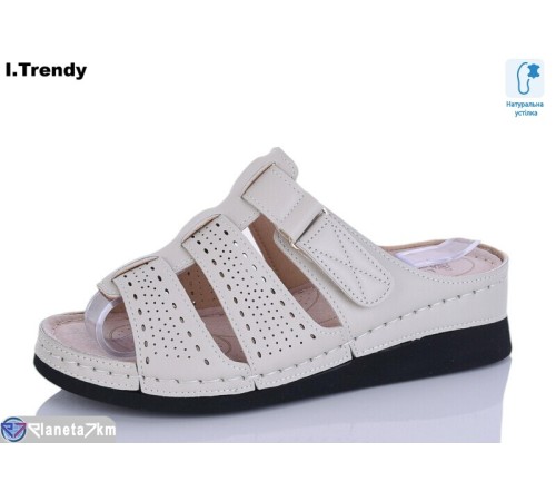 Шлепки жіночі на літо (8 пар р.37-42) бежевий  "Trendy"