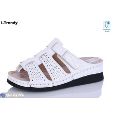 Шлепки жіночі на літо (8 пар р.37-42) білий  "Trendy"