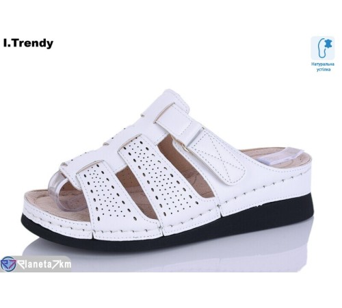 Шлепки жіночі на літо (8 пар р.37-42) білий  "Trendy"