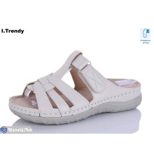 Шлепки жіночі на літо (8 пар р.37-42) бежевий  "Trendy"