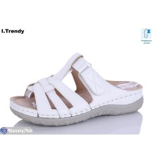 Шлепки жіночі на літо (8 пар р.37-42) білий  "Trendy"