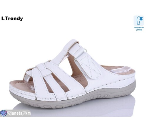 Шлепки жіночі на літо (8 пар р.37-42) білий  "Trendy"