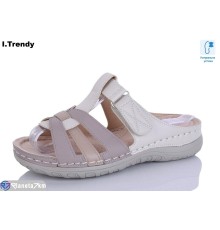 Шлепки жіночі на літо (8 пар р.37-42) бежевий  "Trendy"