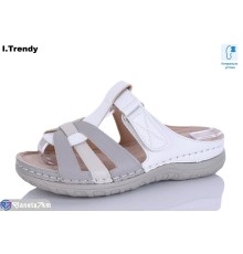 Шлепки жіночі на літо (8 пар р.37-42) білий  "Trendy"