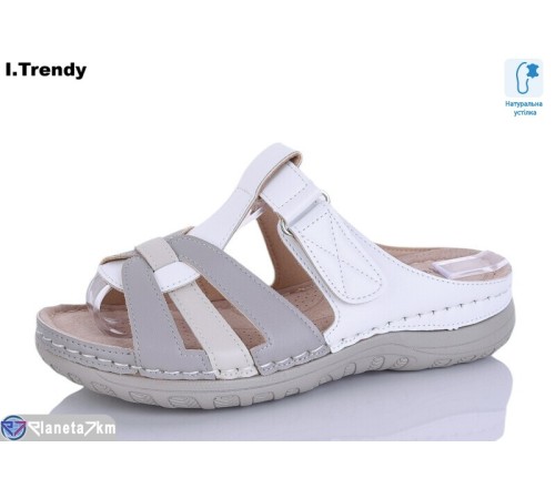 Шлепки жіночі на літо (8 пар р.37-42) білий  "Trendy"