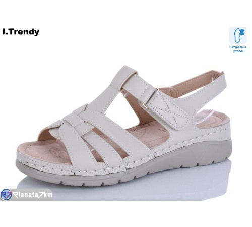 Босоніжки жіночі на літо (8 пар р.37-42) бежевий  "Trendy"