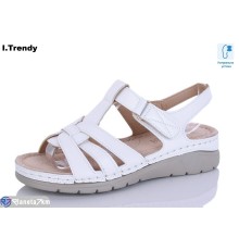 Босоніжки жіночі на літо (8 пар р.37-42) білий  "Trendy"