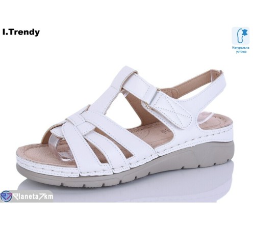 Босоніжки жіночі на літо (8 пар р.37-42) білий  "Trendy"