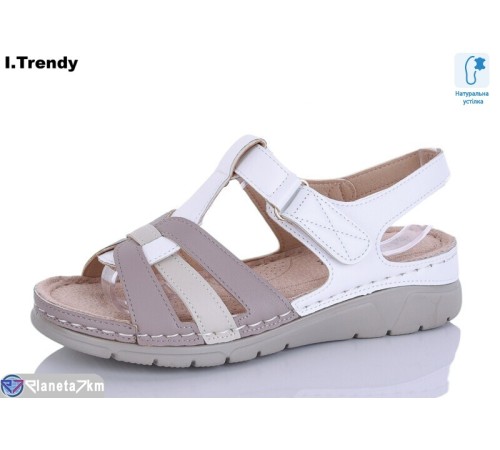 Босоніжки жіночі на літо (8 пар р.37-42) білий  "Trendy"