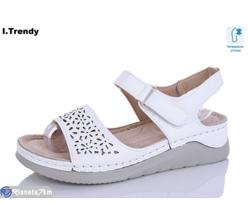 Босоніжки жіночі на літо (8 пар р.37-42) білий  "Trendy"