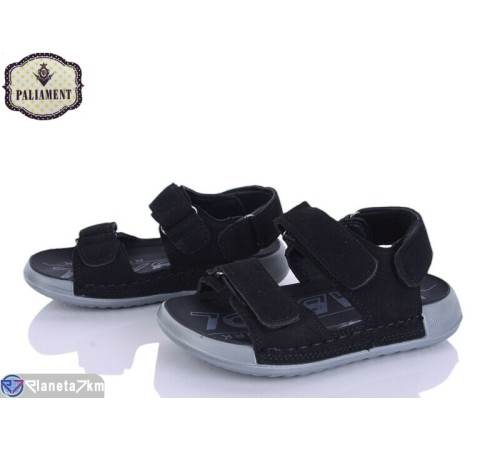 Сандалі дитячі на літо (8 пар р.26-31) чорний  "PALIAMENT"