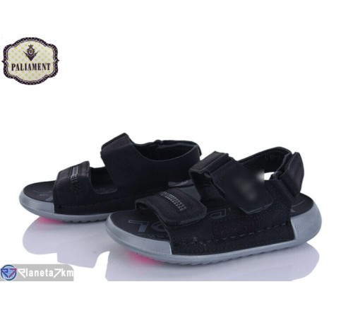 Сандалі дитячі на літо (8 пар р.26-31) чорний  "PALIAMENT"