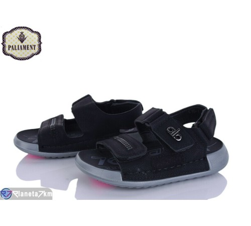 Сандалі дитячі на літо (8 пар р.26-31) чорний  "PALIAMENT"
