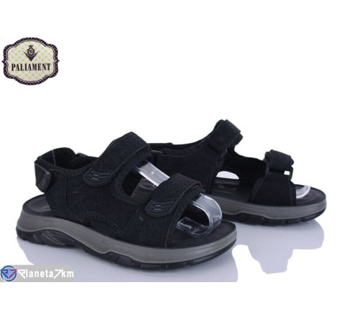 Сандалі дитячі на літо (8 пар р.32-37) чорний  "PALIAMENT"