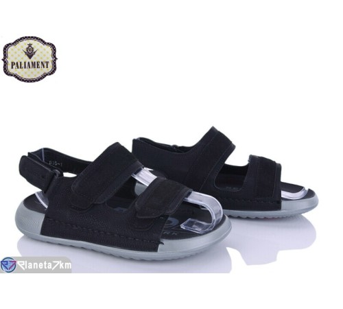 Сандалі дитячі на літо (8 пар р.32-37) чорний  "PALIAMENT"