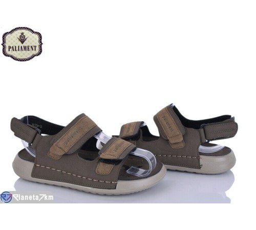 Сандалі дитячі на літо (8 пар р.32-37) зелений  "PALIAMENT"