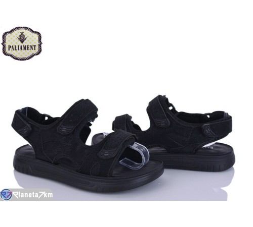 Сандалі дитячі на літо (8 пар р.36-41) чорний  "PALIAMENT"