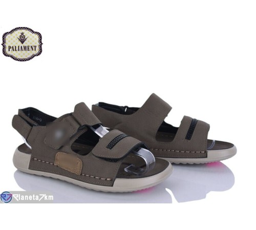 Сандалі дитячі на літо (8 пар р.36-41) зелений  "PALIAMENT"
