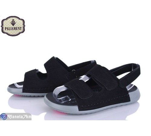 Сандалі дитячі на літо (8 пар р.36-41) чорний  "PALIAMENT"