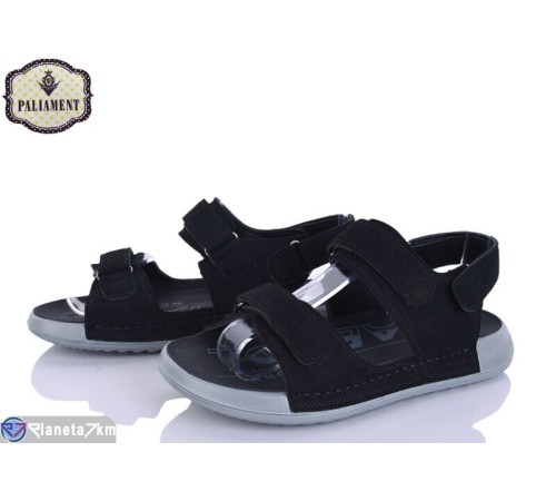 Сандалі дитячі на літо (8 пар р.36-41) чорний  "PALIAMENT"