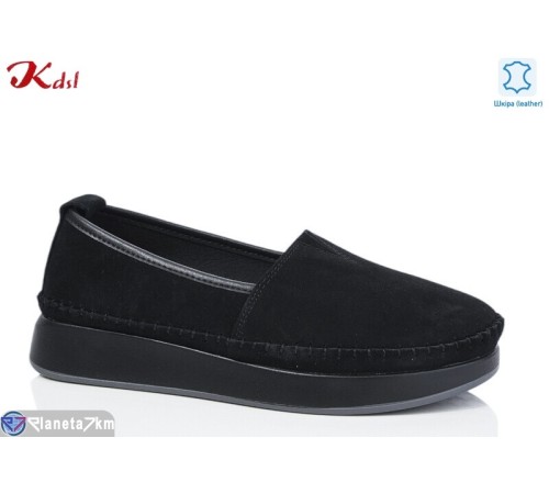 Мокасіни жіночі на весну/осінь (8 пар р.36-41) чорний  "Jiulai-Kadisalun"