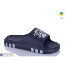 Шлепки дитячі на літо (8 пар р.36-40) синій  "MURMUR"