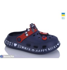 Кроки дитячі на літо (6 пар р.25-30) синій  "MURMUR"