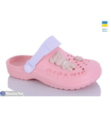 Кроки дитячі на літо (8 пар р.30-35) рожевий  "MURMUR"