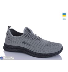 Кросівки чоловічі на літо (10 пар р.41-45) сірий  "MURMUR"