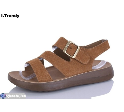 Босоніжки жіночі на літо (8 пар р.36-41) camel  "Trendy"