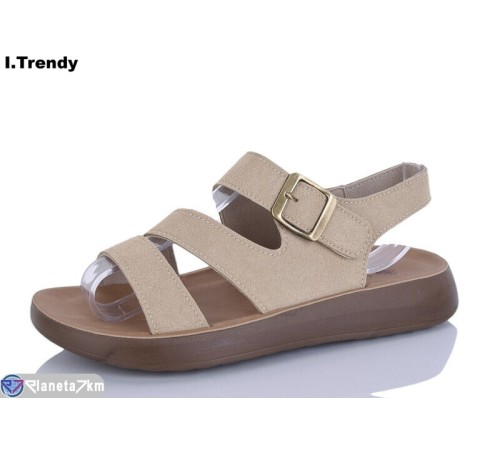 Босоніжки жіночі на літо (8 пар р.36-41) бежевий  "Trendy"