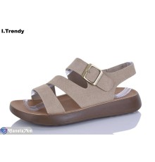 Босоніжки жіночі на літо (8 пар р.36-41) бежевий  "Trendy"