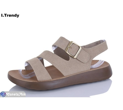 Босоніжки жіночі на літо (8 пар р.36-41) бежевий  "Trendy"