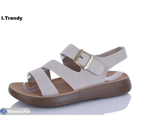 Босоніжки жіночі на літо (8 пар р.36-41) сірий  "Trendy"