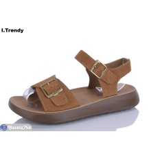 Босоніжки жіночі на літо (8 пар р.36-41) camel  "Trendy"