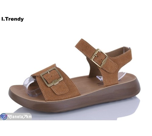 Босоніжки жіночі на літо (8 пар р.36-41) camel  "Trendy"