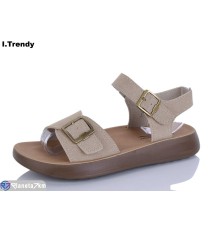 Босоніжки жіночі на літо (8 пар р.36-41) бежевий  "Trendy"