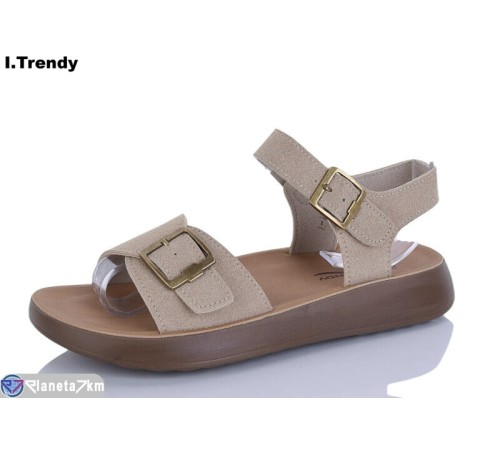 Босоніжки жіночі на літо (8 пар р.36-41) бежевий  "Trendy"