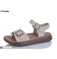 Босоніжки жіночі на літо (8 пар р.36-41) бежевий  "Trendy"