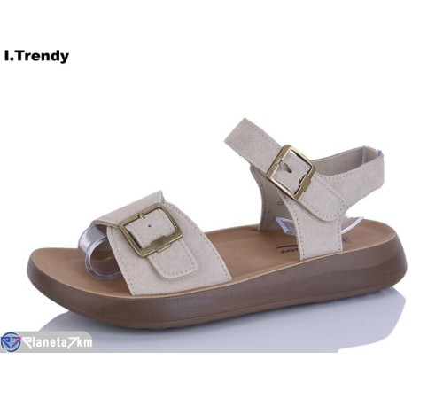 Босоніжки жіночі на літо (8 пар р.36-41) бежевий  "Trendy"