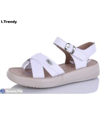 Босоніжки жіночі на літо (8 пар р.36-41) білий  "Trendy"