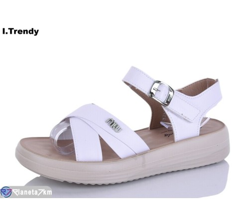 Босоніжки жіночі на літо (8 пар р.36-41) білий  "Trendy"