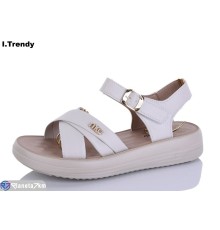 Босоніжки жіночі на літо (8 пар р.36-41) бежевий  "Trendy"