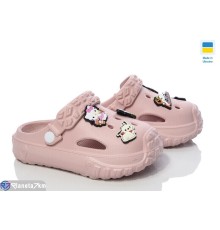 Кроки дитячі на літо (6 пар р.24-35) рожевий  "LEO"