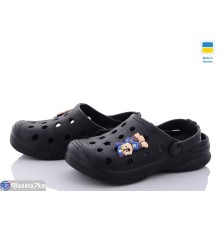 Кроки дитячі на літо (6 пар р.24-32) чорний  "LEO"